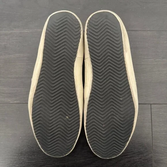 Golden Goose Black and White Athletic Shoes